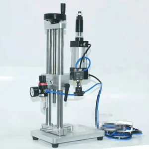 NWD Semi Automatic Condiment Bottle Cap Sealing Machine Pneumatic Vial Glass Bottle Perfume Bottle Capping Machine