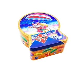 New Design Irregular Shaped Metal Tin Box for Sweet Candy Boxes Packaging for Cookies Sugar
