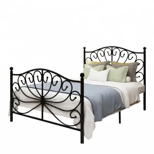 New Design Single Bed Frame for Girls Queen Metal Beds