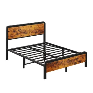 New Foldable Metal Bed Creative Space Saving Metal Beds Heavy Duty Queen King Size Folding Bed