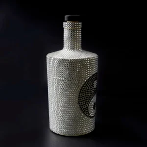 New Trend Eco friendly 100% Recyclable Custom Metal Bottle with DIY Rhinestone Stickers and Custom Logo