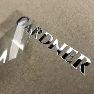 Nickel Crystal Metal Label LOGO Sticker UV Transfer Transparent Trademark Printing Hollow Electroforming Customized Corrosion