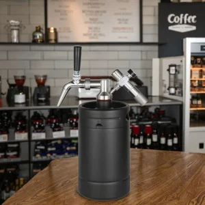 Nitrogen Generator Coffee Beer 2L Beverage Commercial Dispenser N2 Capsule Nitro Cold Brew Coffee Dispenser Mini Keg Growler