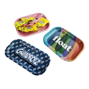 Non-Slip Rectangle ABS Plastic Serving Tray for Restaurant, Fast Food, Bar, and Candle Use