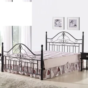 Novel Product King Size Metal Folding Bed Modern Bedroom Furniture