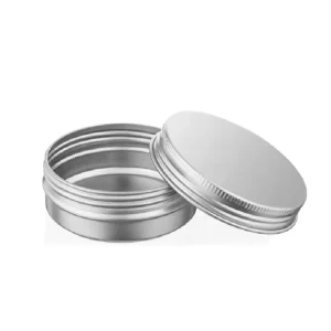 ODM ODM Supplier Factory RTS 15g Aluminum Tins Cans Round Storage Jars Pots Screw Lid Metal Tins Travel Tins Cosmetic Refillable Containers