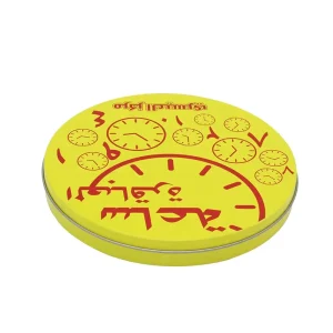 OEM Custom Round Tinplate CD/DVD Media Storage Case