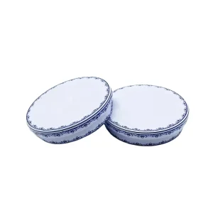 OEM Custom Tinplate Candle Packaging Boxes with Recycled Materials and UV Coating