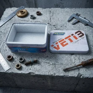 OEM Durable Rectangle Metallic Custom Color Varnished Storage Container Small Electrical Accessory Packaging Case Metal Tin Box