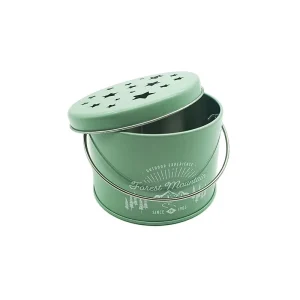 OEM Factory Direct Custom Tinplate Anti-Mosquito Round Recyclable Metal Gift Box