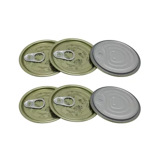 OEM Food Grade 211# 65.3mm Tinplate Metal Easy Open End Can Lid for Fish Meat Tomato Paste Food Cans Portable Wine Bottles