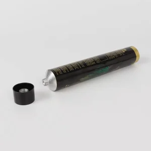 OEM Food Grade Metal Tube Pure Aluminum Collapsible Tube with Metal Aluminum Cap