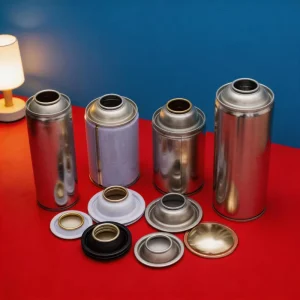 OEM ODM Empty Metal Cans Aerosol Tin Can Tinplate Spray Can 45mm 70mm Custom Size Offset Lithography