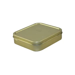 OEM ODM Empty Two Pieces Mint Storage Metal Tin Can Metal Tinplate Cigarette Case With Hinged Lid Cigar Tin Case for Tobacco