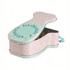 OEM ODM Plain Color Iron Treasure Chest Gift Carrying Case Metal Box for Christmas Birthday Party Favors