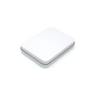 OEM ODM Printed Food Grade Small Metal Hinged Tin Box