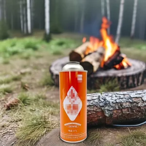 OEM Portable Cassette Butane Gas Canister Tinplate Aerosol Can for Chemical Use