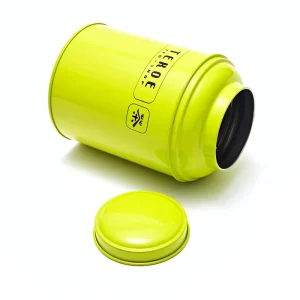OEM Reusable Round Metal Food Packaging Candy, Beverage, Tea, and Coffee Tin Cans