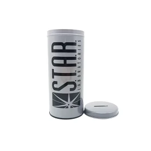 OEM Round Tinplate Piggy Bank Metal Can for Industrial Packaging Craft Use Recyclable Customizable Design