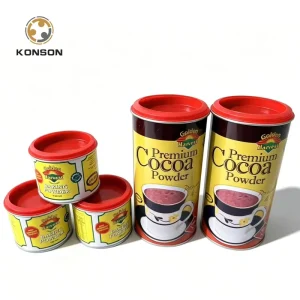 OEM Service Metal Cans Round Wide Mouth Coffee Cans Recyclable Metal Tea Tin Cans Packaging Can Food Grade Tin Can Metal Boxes