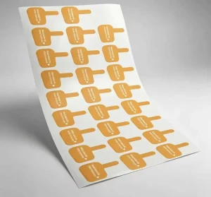 OEM T-Shaped Tamper-Evident Security Stickers Die-Cut Custom Anti-Counterfeit Labels for Bulk Packaging