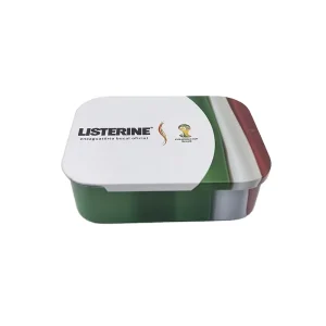 OEM Tinplate Rectangular Metal Sliding Drawer Black Plated Jar Candle Candy Cake Mint Packaging Food Industrial Craft