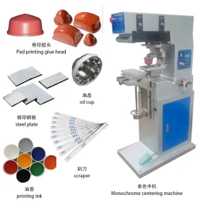 Oil Cup Type Pad Printing Machine Plastic and Metal logo Pattern Printing Machine