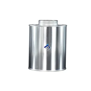 Opaque Tinplate Can with Screw Cap Leak Proof Metal Container for Chemical Product Packaging