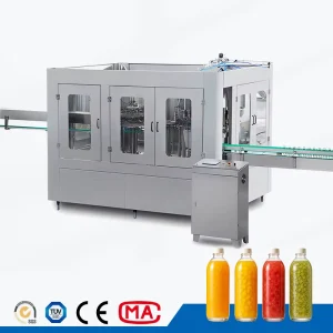 Orange Pulp Juice Filling Machine for PET Bottles with Fruit Particle Filling System for Juice Factory