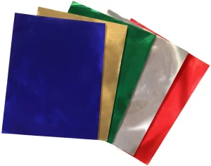 Origami Foil Paper Metallic Cardstock Mirror Craft Paper Sheets for Folding and Scrapbooking