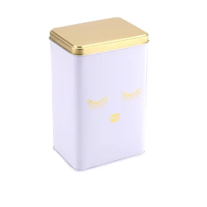 Original Factory Food Grade Recyclable Tinplate Rectangular Custom Chocolate Tea Cake Candy Boxes for Cookies Packaging
