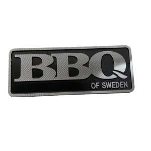 Outdoor Barbecue Grill Metal Aluminum Label Engraved Font Silk Screen High Temperature Resistant and Corrosion Resistant Nameplate