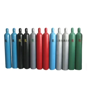 Oxygen Cylinder ISO 9809 3 40L Seamless Steel Gas Cylinder