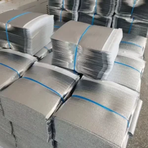 PE Foam AL Metalized PET Insulated Reusable Grocery Bag for Frozen Chilled Food Transport Aluminum Foil Packaging