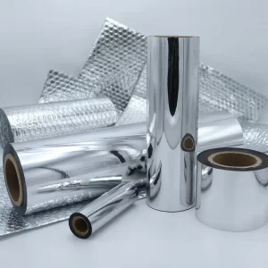 PE/PP/PET Coated Aluminum Foil Metallized PET Reflective Surface Film for EPE and Bubble Materials