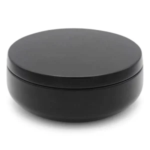 Packaging Candle Cans 16 oz Metal Black Candle Jar Making Tin with Lid