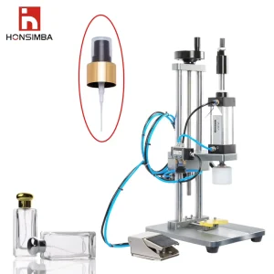 Perfume Capping Machine Small Pneumatic Press Lid and Collar Ring Pressing Machine