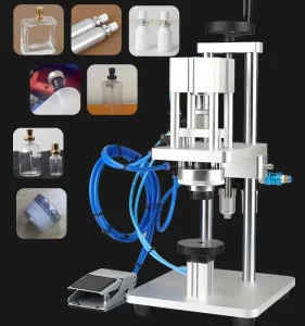Perfume Capping Machine for Cosmetic Cream and Lotion