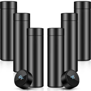 Personalized 500ml Double Wall 18 8 Stainless Steel Led Display Temperature Vacuum Insulated Smart Hot Water Bottles