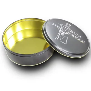 Personalized Round Metal Biscuit and Cookie Tin Box