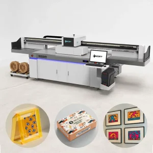 Phone Case UV Flatbed Inkjet Printer 2.5m 6090 for Acrylic Metal Plastic Bags