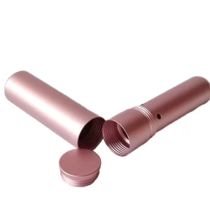 Pink Blank Metal Nasal Inhaler Tube