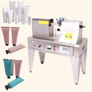 Plastic Tube Filling and Sealing Machine with Ultrasonic Tube Sealer for Toothpaste, Tomato Paste, and Cleaning Paste