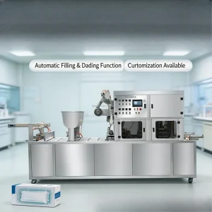 Pneumatic Box Filling and Sealing Machine for Takeaway, Deli, and Ready Meal Packaging, 3000-4000 Boxes/Hour