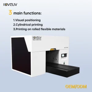 Portable A3 UV Flatbed Printer Touch Screen Desktop UV Printer for Acrylic Glass Leather Wood Phone Case