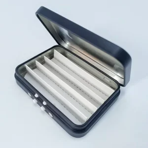 Portable Custom Square Metal Tin Case Flip-top Tinplate Box Child Resistant Packaging