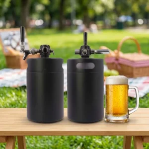 Portable Customized Colored Mini Keg System 2L 10L Stainless Steel Cocktail Growler Mini Keg Dispenser Kegerator Kit for Home