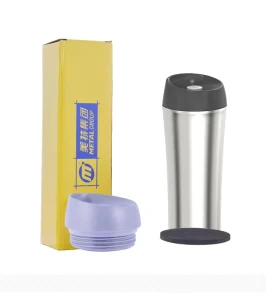 Portable Double-Wall Stainless Steel Travel Tumbler Cup with Lid