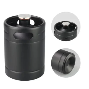 Portable Double Wall Vacuum Insulated 5L Mini Cocktail Keg for Household and Commercial Use