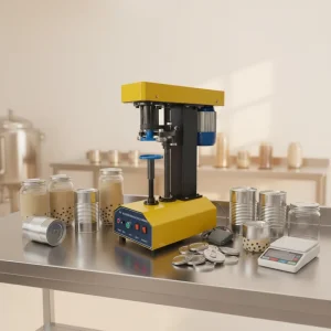 Portable Electric Semi-Automatic Can Sealer and Crimping Tool for Round Tin Cans